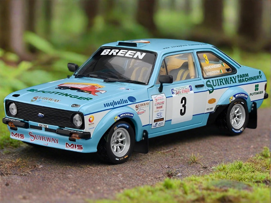 Ford Escort Mk2 RS1800 #3 Winner West Wales Rally Spares Jaffa Stages 2015 C Breen/V Hennessey - 1:18 Scale Diecast Model Car-Sun Star-Diecast Model Centre