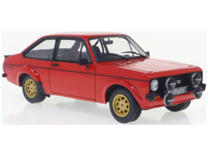 Ford Escort Mk2 RS2000 1977 red - 1:24 Scale Model Car-WhiteBox-Diecast Model Centre