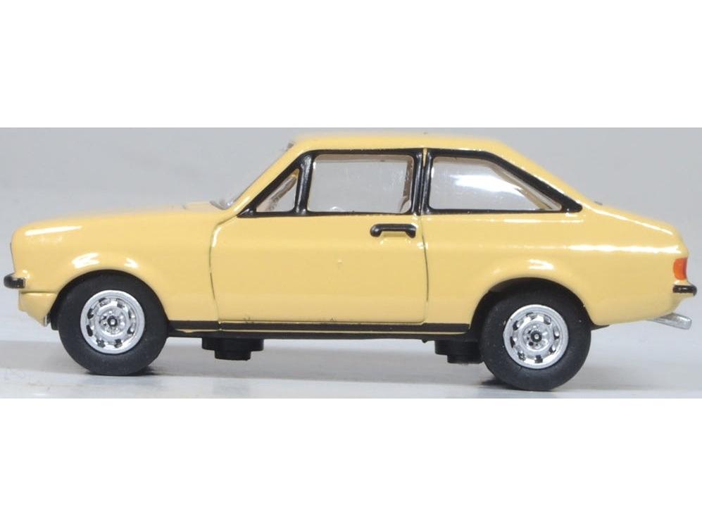 Ford Escort Mk2 Sahara Beige 1:76 Scale Diecast Car – Oxford Diecast-Oxford Diecast-Diecast Model Centre