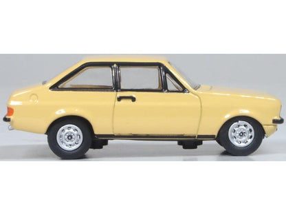 Ford Escort Mk2 Sahara Beige 1:76 Scale Diecast Car – Oxford Diecast-Oxford Diecast-Diecast Model Centre