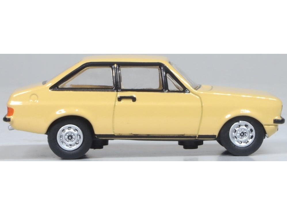 Ford Escort Mk2 Sahara Beige 1:76 Scale Diecast Car – Oxford Diecast-Oxford Diecast-Diecast Model Centre