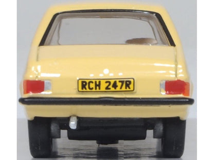 Ford Escort Mk2 Sahara Beige 1:76 Scale Diecast Car – Oxford Diecast-Oxford Diecast-Diecast Model Centre