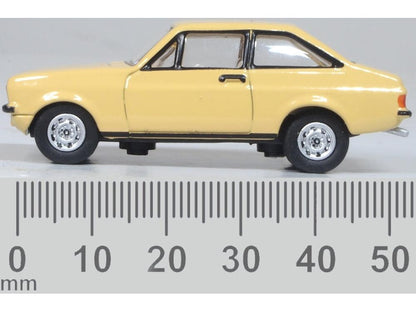 Ford Escort Mk2 Sahara Beige 1:76 Scale Diecast Car – Oxford Diecast-Oxford Diecast-Diecast Model Centre