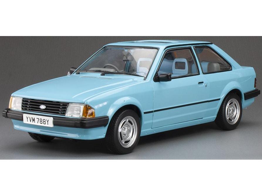 Ford Escort Mk3 GL 1981 RHD Caribbean Blue UK Exclusive - Limited Edition 200pcs 1:18 Scale Sun Star Diecast Model Car-Sun Star-Diecast Model Centre