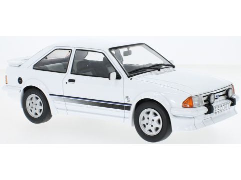 Ford Escort Mk3 RS Turbo 1985 white - 1:18 Scale Diecast Model Car-Model Car Group-Diecast Model Centre