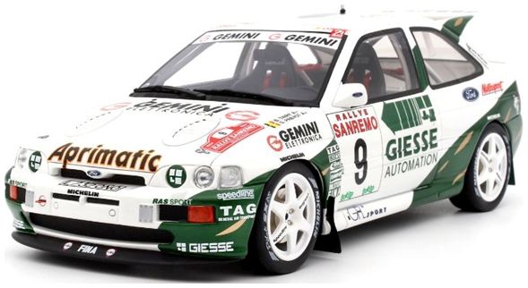 Ford Escort RS Cosworth GR.A White B.Thiry San Remo 1994 1:18 Scale OttOmobile Resin Model-OttOmobile-Diecast Model Centre
