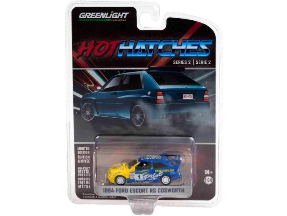 Ford Escort RS Cosworth Michelin Pilot #1 WRC 1994 - 1:64 Scale Model Car-GreenLight-Diecast Model Centre