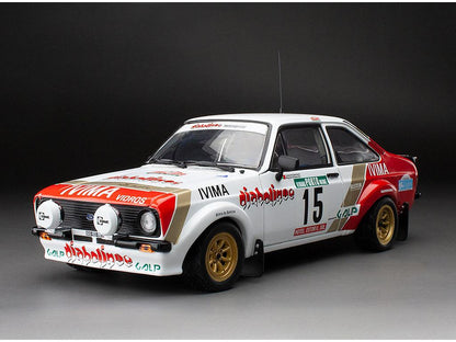 Ford Escort RS1800 #15 Santos and Oliveira Rallye de Portugal Vinho do Porto 1983 1:18 Scale Sun Star Diecast Model