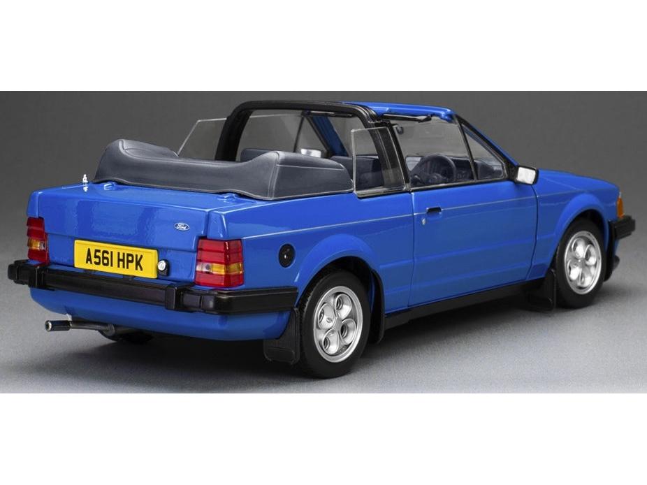 Ford Escort XR3i Cabrio RHD Azure Blue 1:18 Scale Diecast Car – Sun Star-Sun Star-Diecast Model Centre