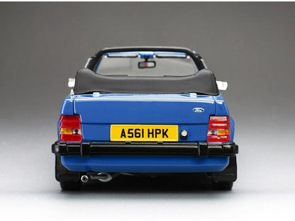 Ford Escort XR3i Cabrio RHD Azure Blue 1:18 Scale Diecast Car – Sun Star-Sun Star-Diecast Model Centre