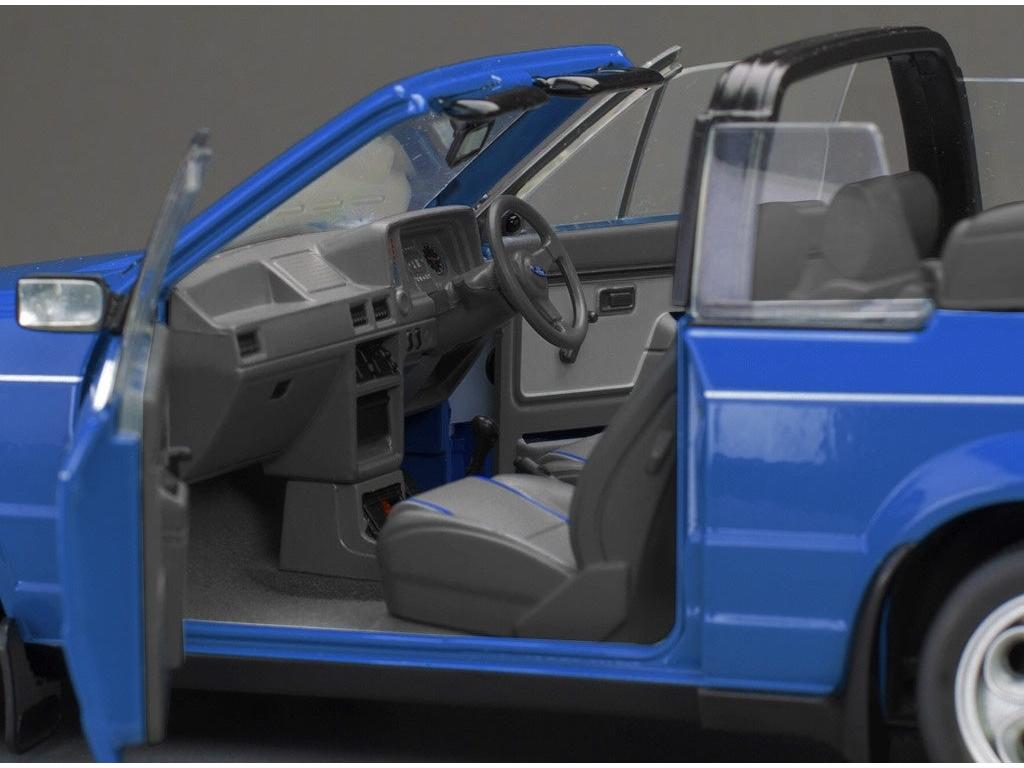Ford Escort XR3i Cabrio RHD Azure Blue 1:18 Scale Diecast Car – Sun Star-Sun Star-Diecast Model Centre