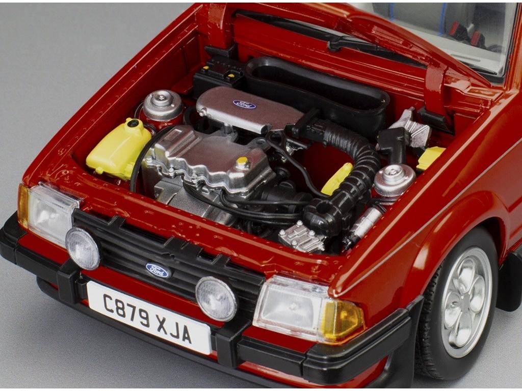 Ford Escort XR3i Cabrio RHD Sunburst Red 1:18 Scale Diecast Car – Sun Star-Sun Star-Diecast Model Centre