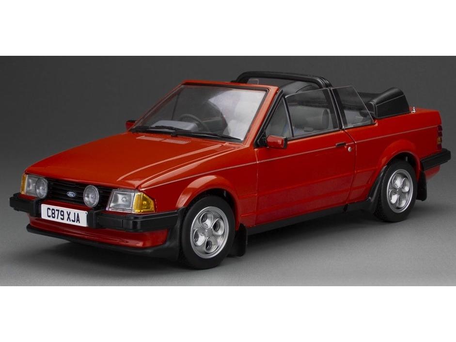 Ford Escort XR3i Cabrio RHD Sunburst Red 1:18 Scale Diecast Car – Sun Star-Sun Star-Diecast Model Centre