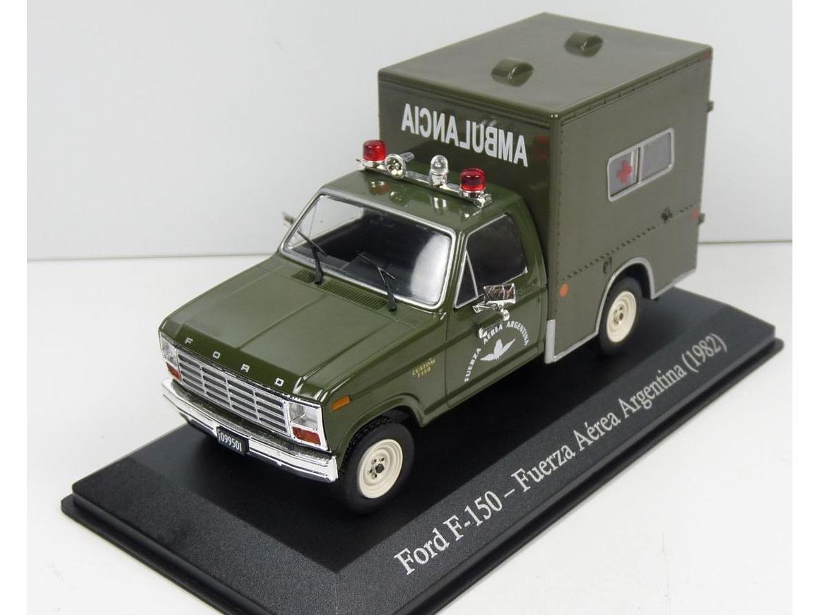 Ford F-150 (1982) Fuerza aerea (Argentina Spec.) 1:43 Scale Diecast Model-Unbranded-Diecast Model Centre
