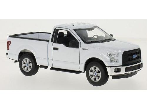 Ford F-150 2015 White 1:24 Scale Welly Diecast Model-Welly-Diecast Model Centre