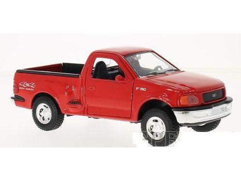 Ford F-150 Styleside 1999 Red 1:24 Scale Welly Diecast Model-Welly-Diecast Model Centre