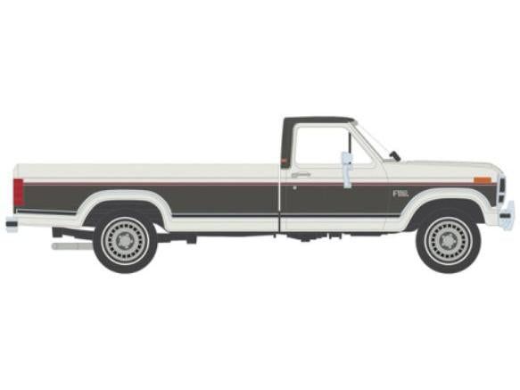 Ford F-150 XLT White/Grey 1986 1:64 Scale IXO Diecast Model Pickup-IXO-Diecast Model Centre