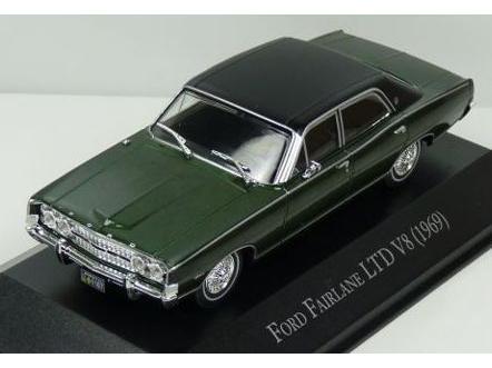 Ford Fairlane Ltd V8 1969 Green (Argentina Spec.) 1:43 Scale Diecast Model-Unbranded-Diecast Model Centre