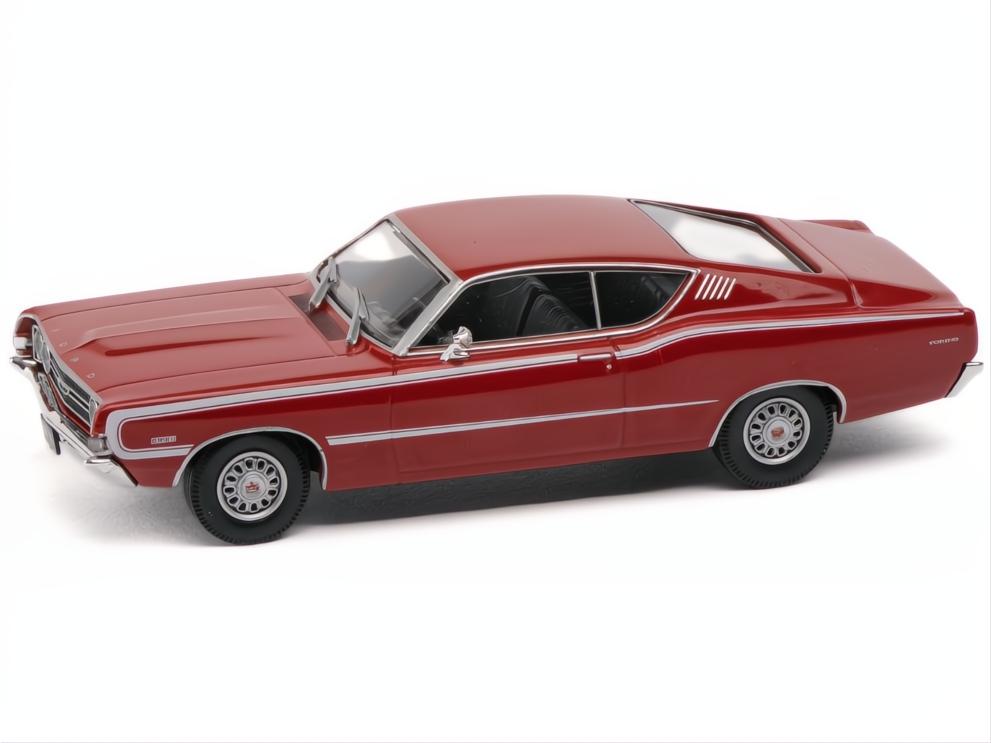 Ford Fairlane Torino GT Red 1968 1:43 Scale Unbranded Diecast Model Car-Unbranded-Diecast Model Centre
