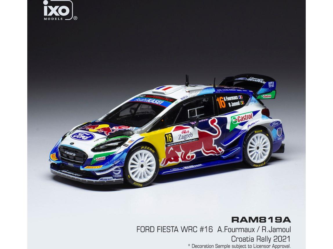 Ford Fiesta #16 WRC Rally Croatia 2021 WRC A.Fourmaux/R.Jamoul 1:43 Scale IXO Diecast Model Car-IXO-Diecast Model Centre