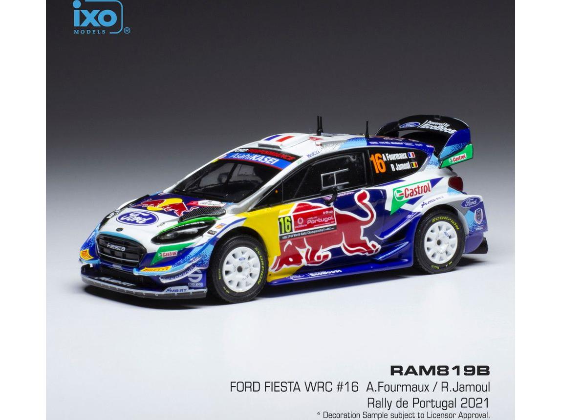 Ford Fiesta #16 WRC Rally Portugal 2021 WRC A.Fourmaux/R.Jamoul 1:43 Scale IXO Diecast Model Car-IXO-Diecast Model Centre