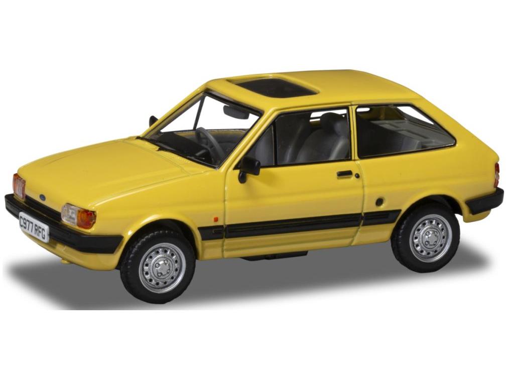 Ford Fiesta Mk2 1.1L Citrine Yellow 1:43 Scale Corgi Diecast Model Car-Corgi-Diecast Model Centre