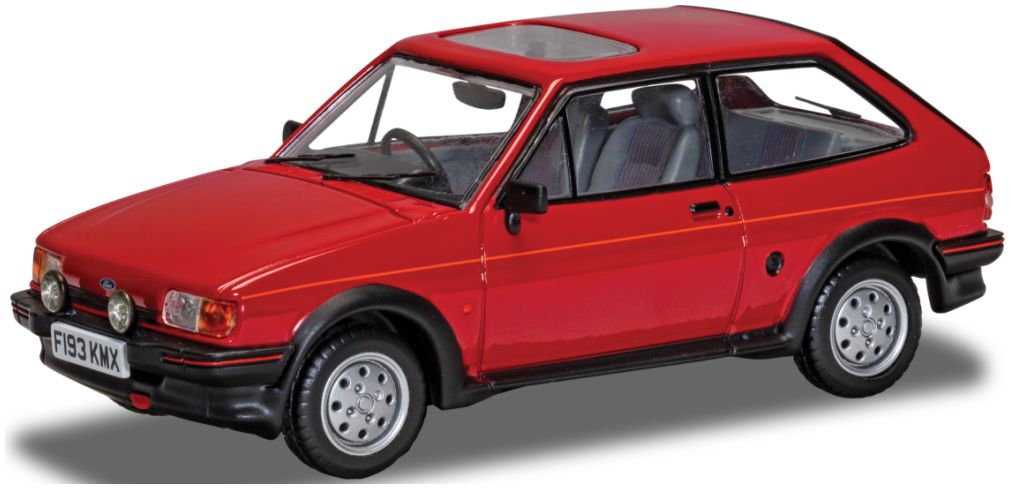 Ford Fiesta Mk2 XR2 Rosso Red 1:43 Scale Corgi Diecast Model-Corgi-Diecast Model Centre
