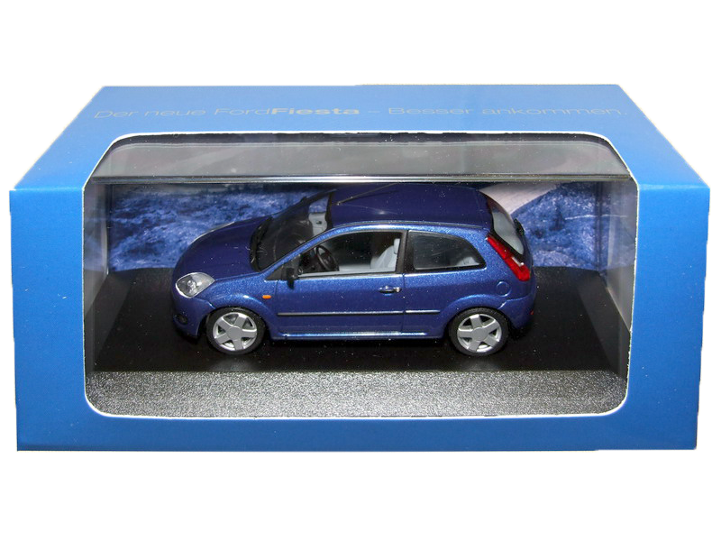 Ford Fiesta Mk5 3dr 2002 1:43 Scale Diecast Model - Blue | Ford Dealer Model-Unbranded-Diecast Model Centre