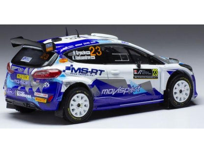 Ford Fiesta R5 MkII #23 MoviSport WRC2 Acropolis 2021 N.Gryazin/K.Aleksandrov 1:43 Scale IXO Diecast Model Car-IXO-Diecast Model Centre