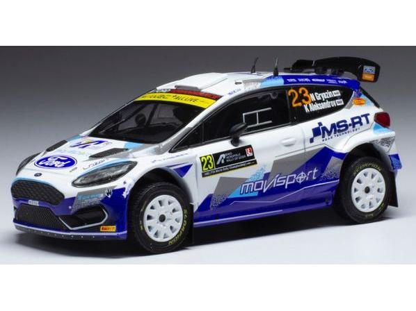 Ford Fiesta R5 MkII #23 MoviSport WRC2 Acropolis 2021 N.Gryazin/K.Aleksandrov 1:43 Scale IXO Diecast Model Car-IXO-Diecast Model Centre