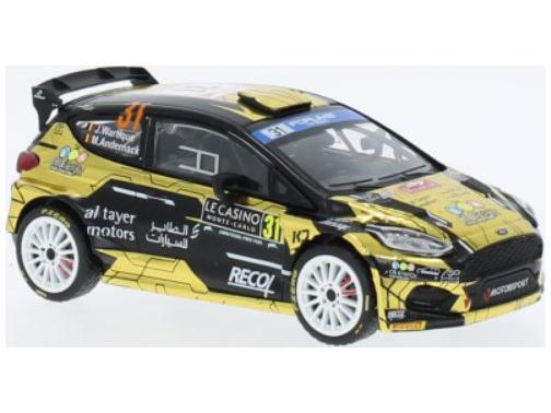 Ford Fiesta Rally2 #31 WRC Rallye Monte Carlo J.Wartique/M.Andrnak 2024 1:43 Scale IXO Diecast Model Car-IXO-Diecast Model Centre
