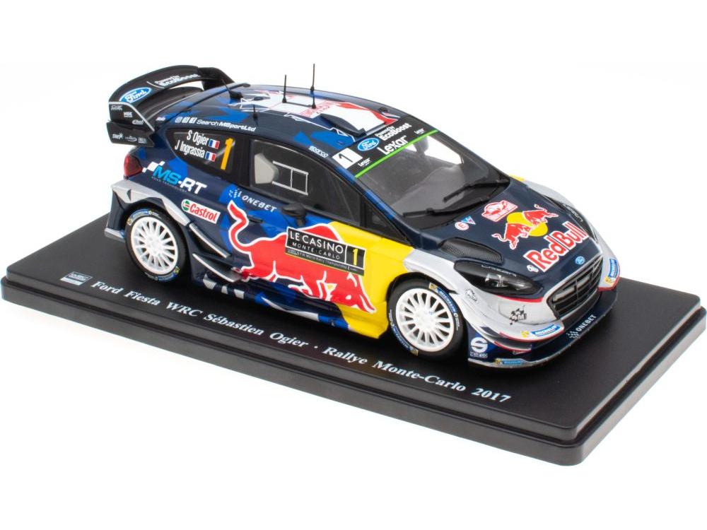 Ford Fiesta WRC Sebastien Ogier Rallye Monte Carlo 2017 1:24 Scale Diecast Model-Unbranded-Diecast Model Centre