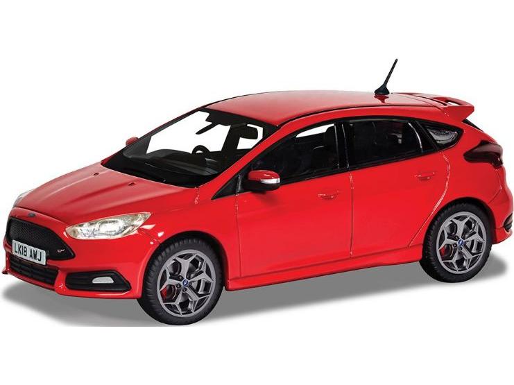 Ford Focus Mk3 ST Race Red 1:43 Scale Corgi Vanguards Diecast Model-Corgi-Diecast Model Centre