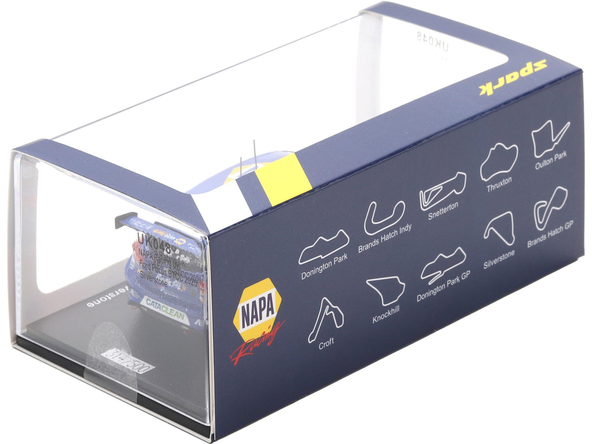 Ford Focus NAPA Racing UK #116 BTCC Silverstone 2025 Ashley Sutton Limited 500 pcs 1:43 Scale Resin Car – Spark-Spark-Diecast Model Centre