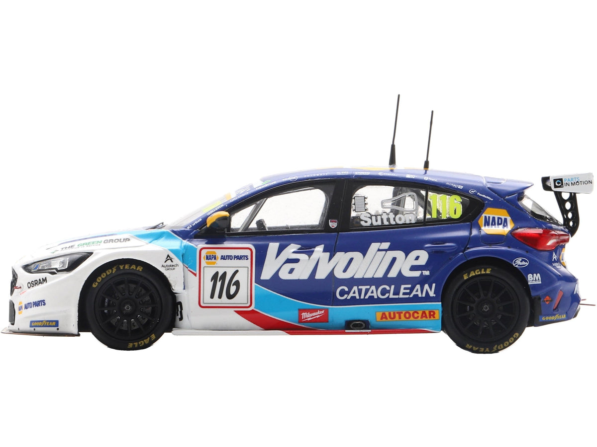 Ford Focus NAPA Racing UK #116 BTCC Silverstone 2025 Ashley Sutton Limited 500 pcs 1:43 Scale Resin Car – Spark-Spark-Diecast Model Centre