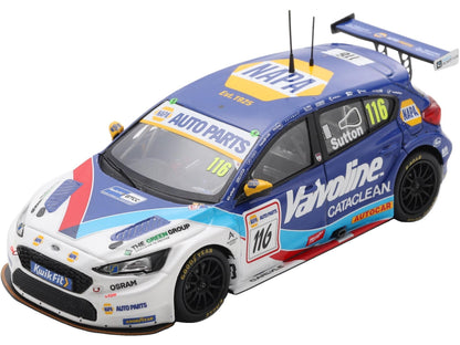 Ford Focus NAPA Racing UK #116 BTCC Silverstone 2025 Ashley Sutton Limited 500 pcs 1:43 Scale Resin Car – Spark-Spark-Diecast Model Centre