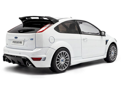 Ford Focus RS Mk2 2009 Frozen White Metallic 1:18 Scale Solido Diecast Model-Solido-Diecast Model Centre