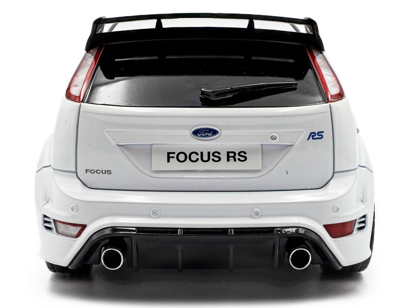 Ford Focus RS Mk2 2009 Frozen White Metallic 1:18 Scale Solido Diecast Model-Solido-Diecast Model Centre