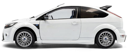 Ford Focus RS Mk2 2009 Frozen White Metallic 1:18 Scale Solido Diecast Model-Solido-Diecast Model Centre
