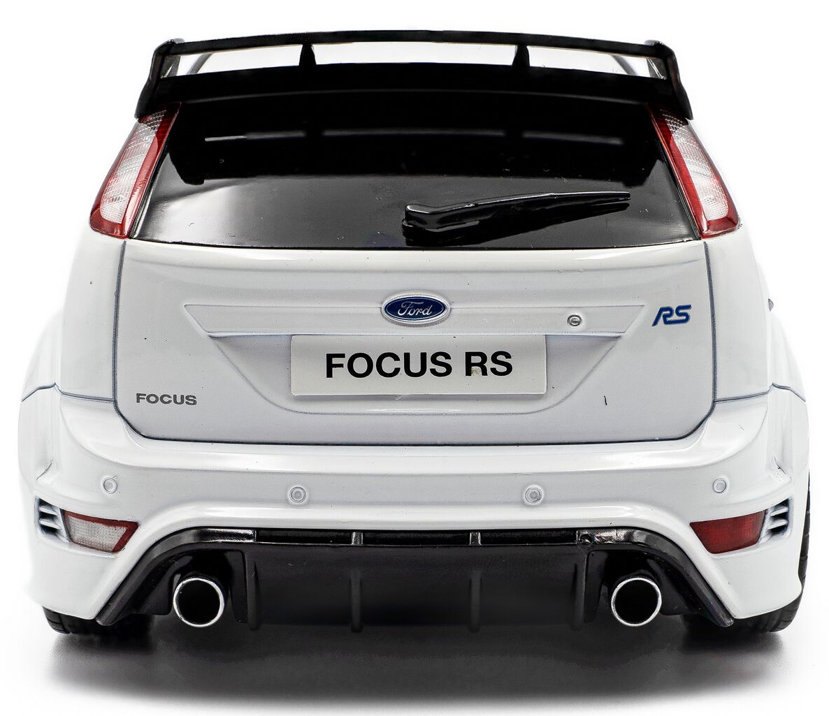 Ford Focus RS Mk2 2009 Frozen White Metallic 1:18 Scale Solido Diecast Model-Solido-Diecast Model Centre