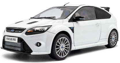 Ford Focus RS Mk2 2009 Frozen White Metallic 1:18 Scale Solido Diecast Model-Solido-Diecast Model Centre
