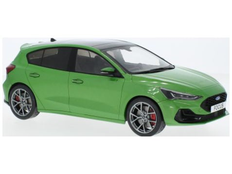 Ford Focus ST 2022 Mean Green - 1:18 Scale Diecast Model Car-Model Car Group-Diecast Model Centre