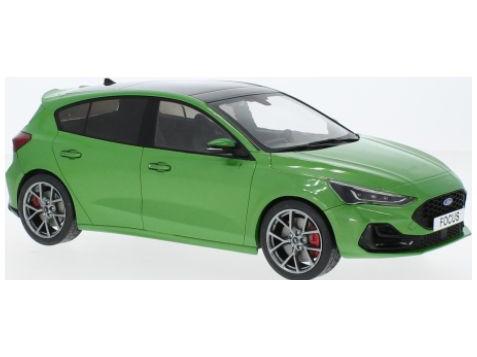 Ford Focus ST Metallic Green 2022 1:18 Scale Model Car Group Diecast Model Car-Model Car Group-Diecast Model Centre