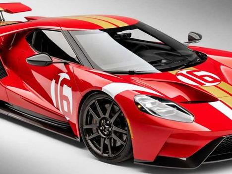 Ford GT Heritage Edition Alan Mann Red 2022 1:18 Scale GT Spirit Resin Model Car-GT Spirit-Diecast Model Centre