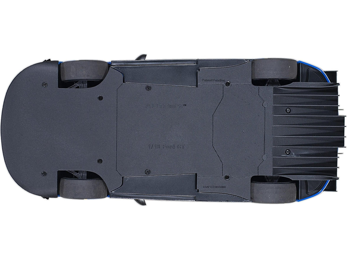 Ford GT LM Plain Body Version 2018 Blue 1:18 Scale Composite Car – AutoArt-AutoArt-Diecast Model Centre