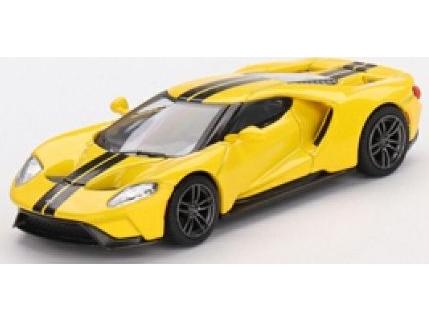 Ford GT Triple Yellow (LHD) 1:64 Scale MINI GT Diecast Model-MINI GT-Diecast Model Centre