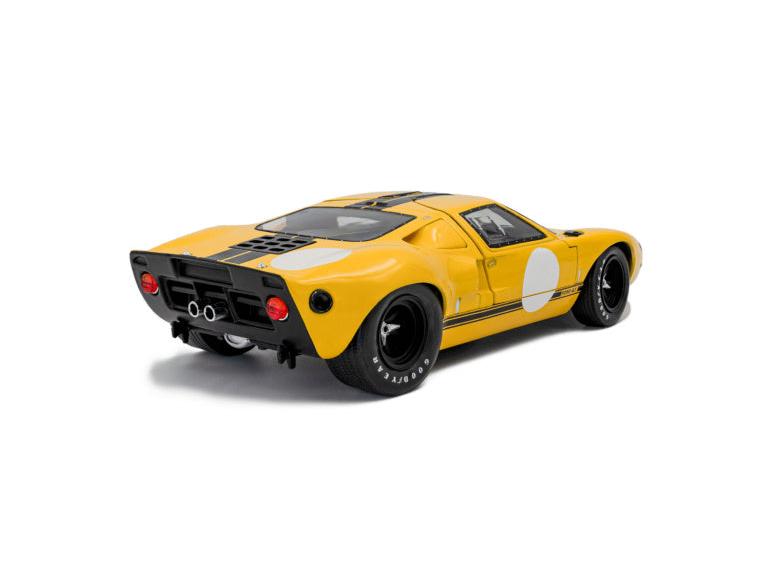 Ford GT40 diecast 1:18 Yellow Mk1 1968 Race Ready Solido-Solido-Diecast Model Centre