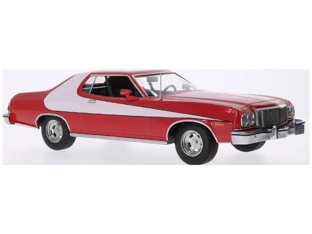 Ford Gran Torino Red/White 1975 'Starsky and Hutch' Look-a-like 1:18 Scale Model Car Group Model Car-Model Car Group-Diecast Model Centre