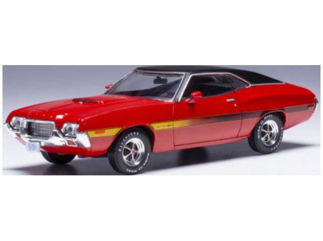 Ford Gran Torino Sport Red 1972 1:43 Scale IXO Diecast Model Car-IXO-Diecast Model Centre