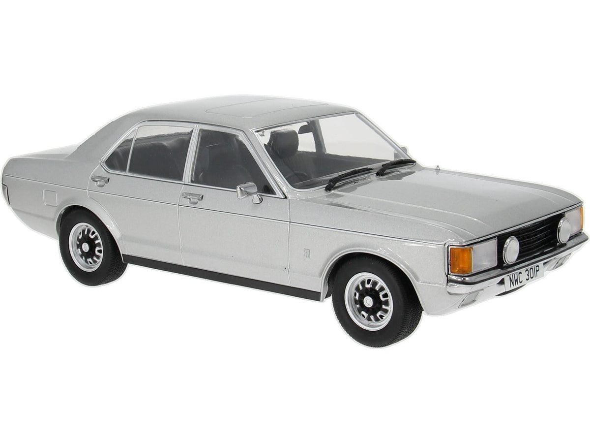 Ford Granada Mk1 Silver RHD UK Exclusive 360pcs 1:18 Scale Diecast Car – Model Car Group-Model Car Group-Diecast Model Centre